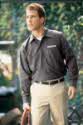 #RKSP14 Men's Solid Long Sleeve Industrial Shirt