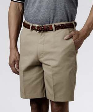 uniform flat front short