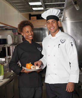 pearl button chef coat