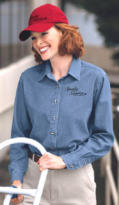 ladies denim shirt