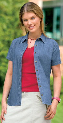 short sleeve denim