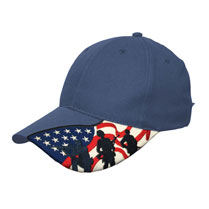 troop silhouette cap