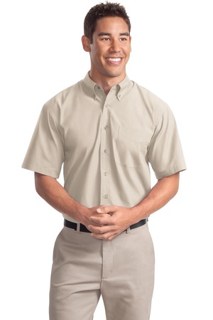 Men's Short Sleeve Dress Shirts | Stitch Logo Uniforms