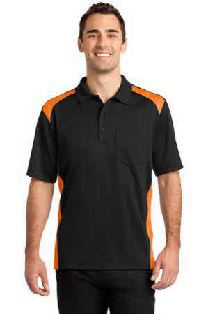 black polo work shirts
