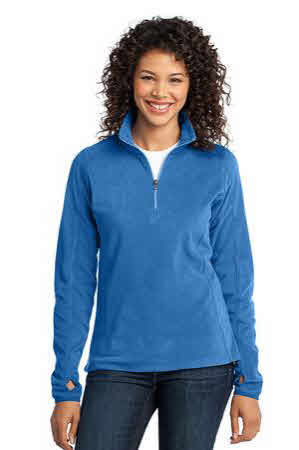 L224 Ladies Microfleece 1/2 Zip Pullover