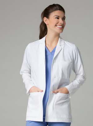 cheap white coat